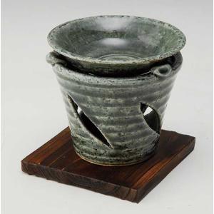 黄磁香炉　陶芸品 香炉 陶器/ 黄瀬戸猫 香炉(大) /アロマ プレゼント 贈り物 箱入り