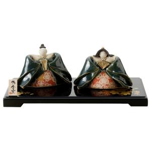 雛人形 コンパクト 陶器 小さい 可愛い 人形師...の商品画像