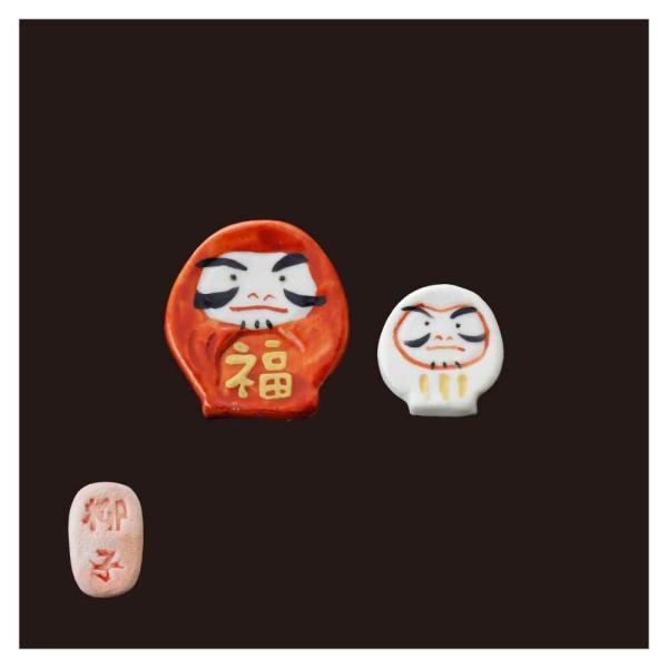 達磨 壁掛け 縁起物 陶器 人形師の手造り壁掛 スタジオRR作/ ダルマ壁掛 /贈り物 プレゼント ...