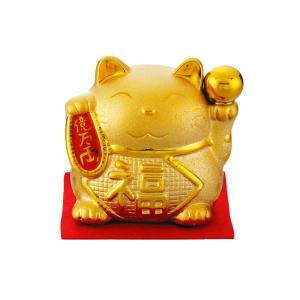 開運 陶器 親子招き猫 まねきねこ 縁起物 置物 303-206 : テンマヤ