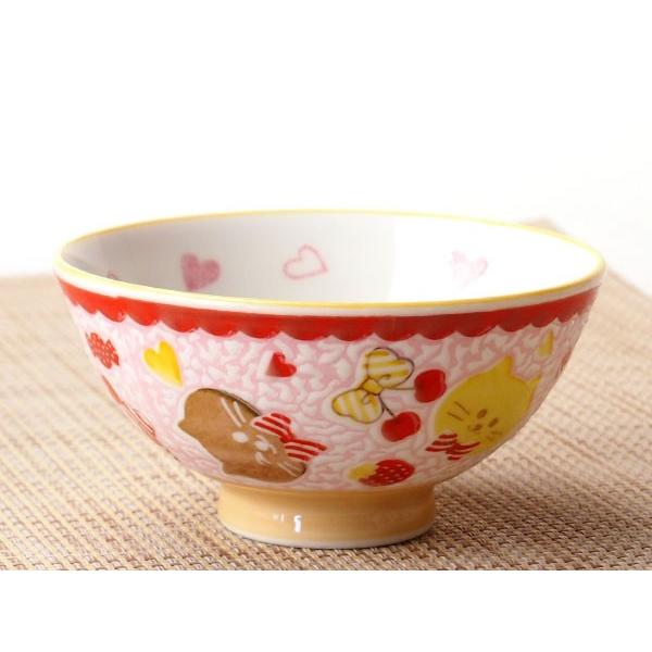 茶碗 かわいい 子供用/ 子ども用 撥水ウィンク★ ねこ茶碗 孫平 /ちゃわん 小さめ