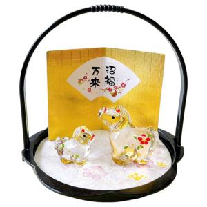 干支 置物 おみくじ 十二支/ 錦彩招福干支みくじ 十二支飾り