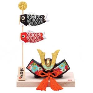 廃盤品 須はら飾り 須原陶芸 犬筥 金彩 端午の節句 五月人形 鯉のぼり 雛人形 ひな祭り 置物 小物入れ 犬箱/ 須はら錦彩犬筥（大・左）（白） /雛