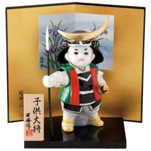 5月人形 武者人形 日本製 戦国武将 加藤清正 武者飾り 陶器 国産 子供