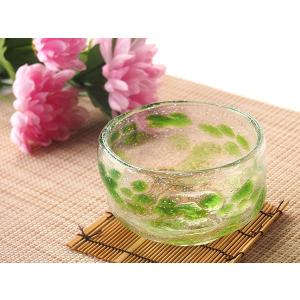 / ガラスの抹茶碗 緑 /和食器｜duralex