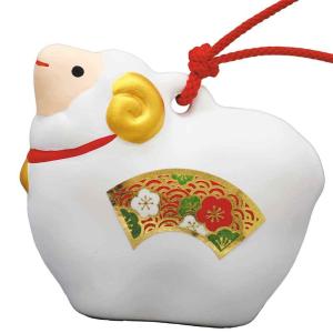 干支 未 羊 ひつじ 2027年 置物/ みやび鈴（小） /粗品 販促 景品 縁起