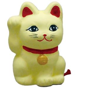 ♥商売繁盛‼️　アンテーク　美品【招き猫】左手　大型33cm　縁起物　　置物 招き猫 左手上げ 大入 打出の小槌 七福神 まねきねこ 置物 商売