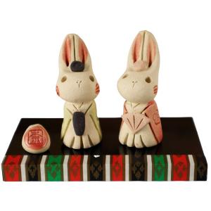 ひな祭り 置物 小物入れ 犬箱/ 須はら錦彩犬筥（大・左）（白） /雛