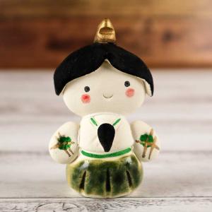 雛人形 コンパクト 陶器 小さい 可愛い ひな...の詳細画像1