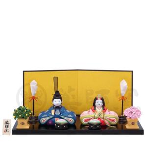 雛人形 コンパクト 陶器 小さい 可愛い ひな人形/ 平安洛中内裏雛