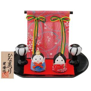 ひな祭り 置物 小物入れ 犬箱/ 須はら錦彩犬筥（大・左）（白） /雛