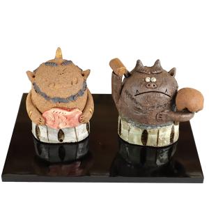 縁起物 置物 七福神 寿老人 規格 特大 日本製 陶器製 置き物 飾り物