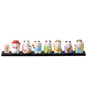 縁起物 置物 日本製 七福神 大 笑門七福 飾り物 陶器 開運 インテリア