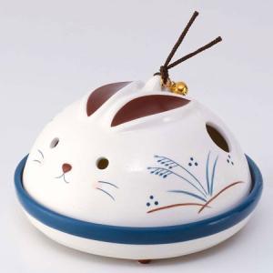 蚊取り線香入れ おしゃれ 陶器 蚊取り線香ホルダー アウトドア/ 福笑い