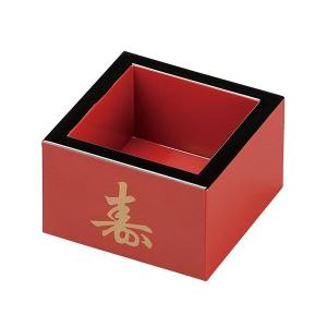 升 枡 酒器/ DX一合マス 黒内朱寿 /お祝い 正月 : 美濃のちゃわん屋