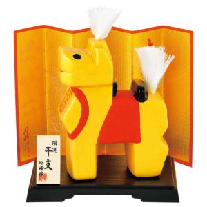 干支 午 置物 馬 うま 2026年/ 福寿湯呑（赤） /粗品 販促 景品 縁起