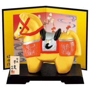 干支 午 置物 馬 うま 2026年/ 開運福午（ラインストーン） /粗品 販促