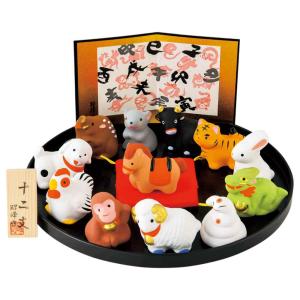 十二支置物セット 干支 置物 十二支セット/ ミニ置物シリーズ 十二支揃え /毎年