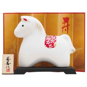 干支 午 置物 馬 うま 2026年/ 吉兆干支土鈴（ゴールド