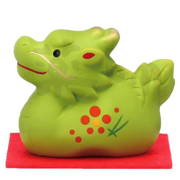 龍 ドラゴン 干支 置物/ 錦彩招福辰（福梅） /小さい 可愛い インテリア 贈り物 プレゼント