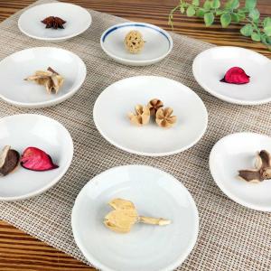 小皿 タレ皿 醤油皿/ 白10.4cm平小皿 ...の詳細画像4