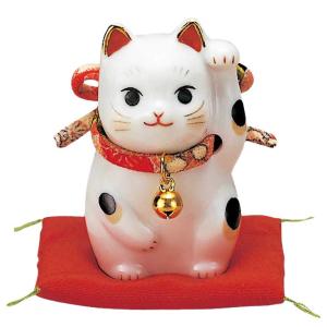 招き猫 大型 巨大/ 大入白猫8号（左手） /置物 贈り物 プレゼント