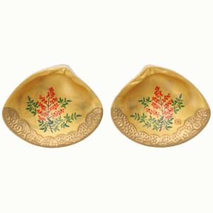 陶器 結婚祝い 出産祝い 夫婦円満/ 須はら錦彩貝合わせ（もみじ