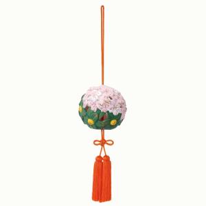 陶器 吊るし飾り 新年 新春/ 須はら錦彩掛飾り(人日) /可愛い
