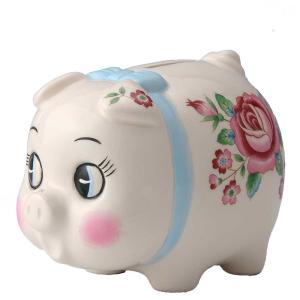 金の豚 縁起物 招財 金運 置物 ブタ/ 金豚ちゃん パール金貯金箱 /風水