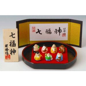 干支 置物 開運 招福 セット/ ミニ置物シリーズ 七福神揃え /毎年