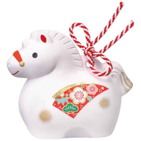 干支 午 置物 馬 うま 2026年/ 錦彩招福寿々午(土鈴・中) /粗品 販促 景品 縁起 町内会...