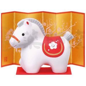 干支 午 置物 馬 うま 2026年/ 開運金銀福寿午福鈴 /粗品 販促 景品