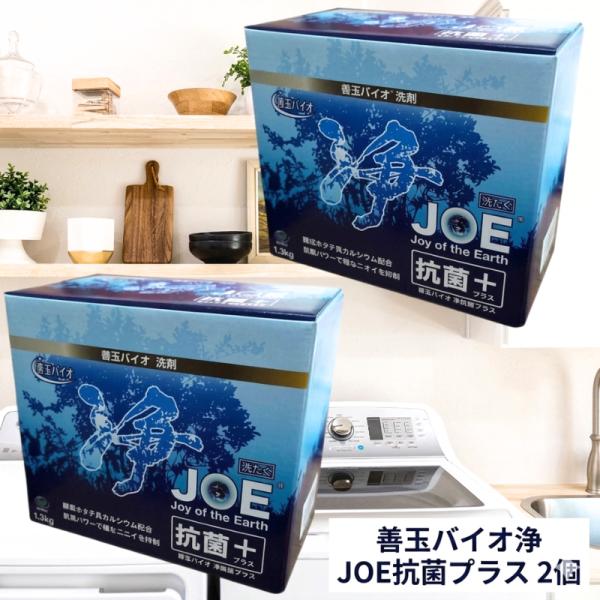 joe 抗菌 善玉バイオ浄 抗菌プラス エコプラッツ 粉末 エコ 洗濯洗剤 無香料 無リン 無蛍光 ...