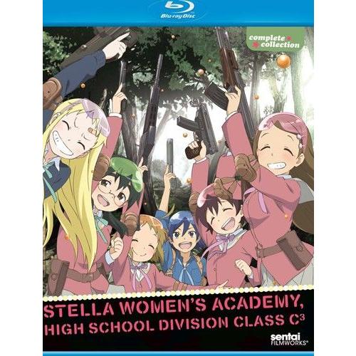（在庫あり）特例措置団体ステラ女学院高等科C3部　北米版ブルーレイ　全13話収録　しーきゅーぶ　BD