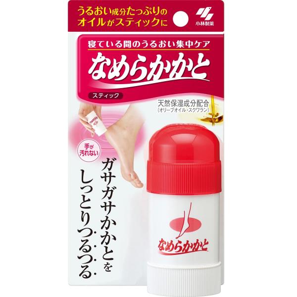 なめらかかと スティック 寝ている間のうるおい集中ケア 30g 【小林製薬】