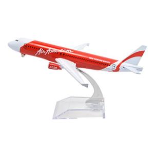 TANG DYNASTY 1/400 16cm エアアジア AIR ASIA エアバス A320 com 赤い 合金飛行機プレーン模型 おもちゃ｜dw-bestselectshop