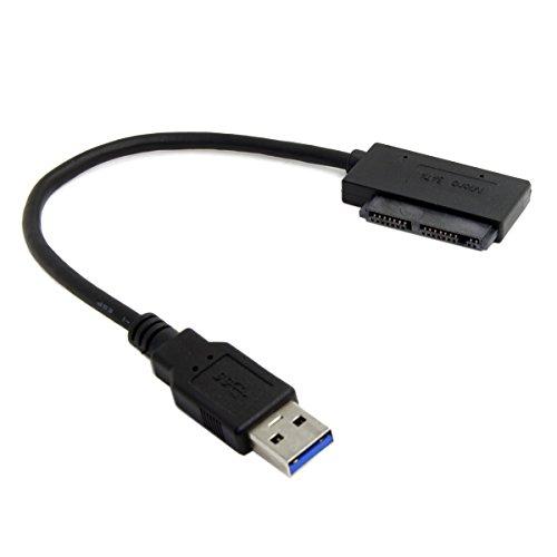 cablecc USB 3.0 - Micro SATA 7+9 16ピン 1.8インチ 90度角度...