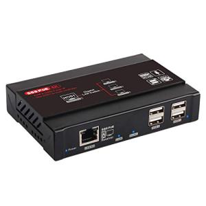 TreasLin HDMI エクステンダー 延長機器 HDMI to RJ45 LAN 変換アダプター HDCP 4K 1080P 対応 ディスプレイ｜dw-bestselectshop