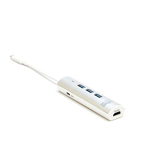 プリンストン Digizo USB3.1 TypeCドッキングステーションミニ(HDMI/シルバー)...