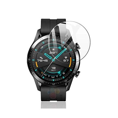 Miitech HUAWEI WATCH GT2 ガラスフィルム 2.5D 液晶保護 硬度9H 超薄...