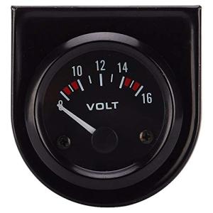 yiteng 自動車 高感度 52mm 電圧計 ボルトゲージメーター 電源の電圧 測定 電圧表示 8-16v｜dw-bestselectshop