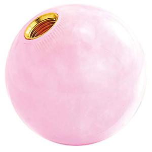 Lunsom 丸シフトノブ 樹脂 球型シフトノブ おしゃれ オートマとマニュアル車に適用します (ピンク)