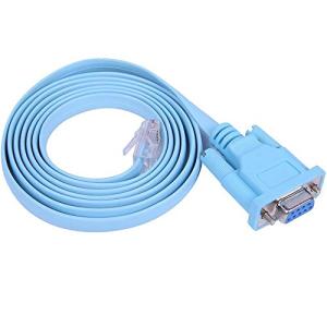 コンソールケーブル RJ45 DB9メス ケーブル Deear 互換ケーブル 1.8ｍ Cisco (RJ45-DB9)｜dw-bestselectshop