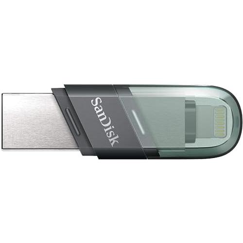 SanDisk 64GB iXpand USB Flash Drive Flip SDIX90N-0...