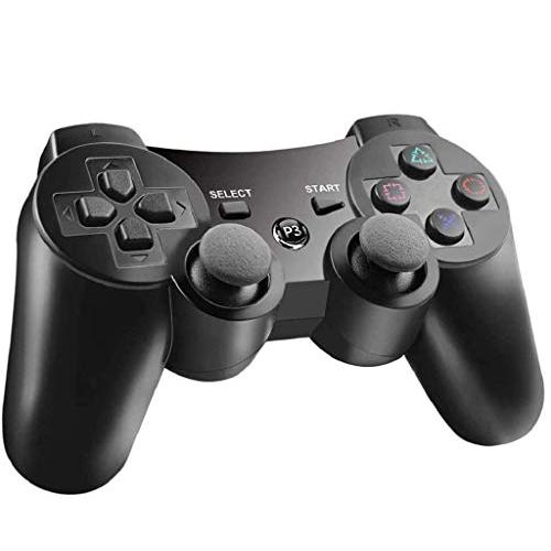 PS3 コントローラー ワイヤレスコントローラー Bluetooth USB ケーブル 振動機能 充...