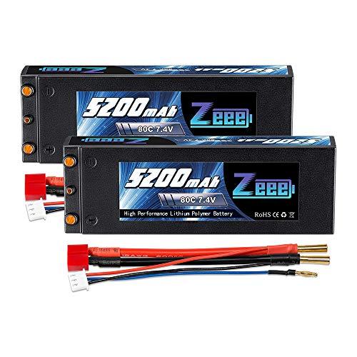 ゼエエ Zeee 7.4V 80C 5200mAh 2S lipo battery リポバッテリー ...