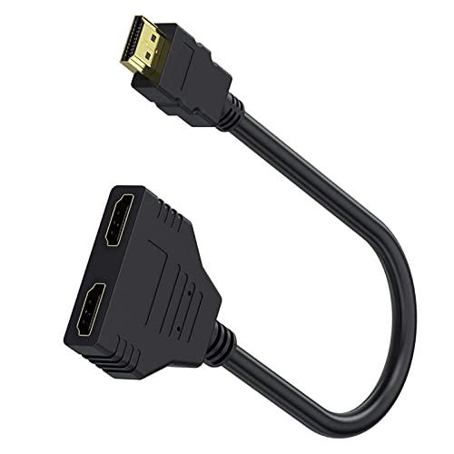 HDMI 分配器 1入力2出力 HD1080P 3D HDCP HDMI1.4 HDTV DVD 対...