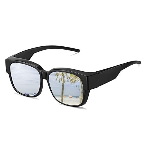 [FF FRAZALA] 偏光 オーバーサングラス メガネの上からかけられるサングラス 紫外線カット...