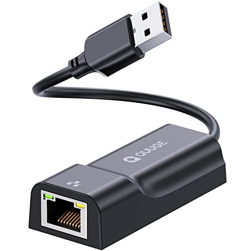 QUUGE USB-A 有線LANアダプタ Switch対応 USB2.0 Type-A to RJ...