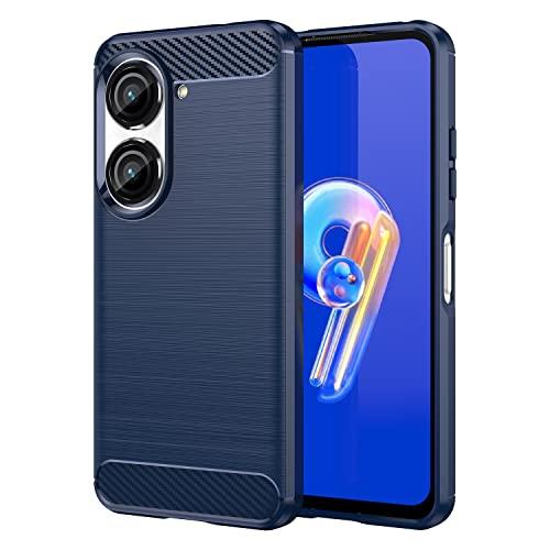 YEZHU A SUS Zenfone 9/ASUS Zenfone 10 ケース炭素繊維 TPU ...